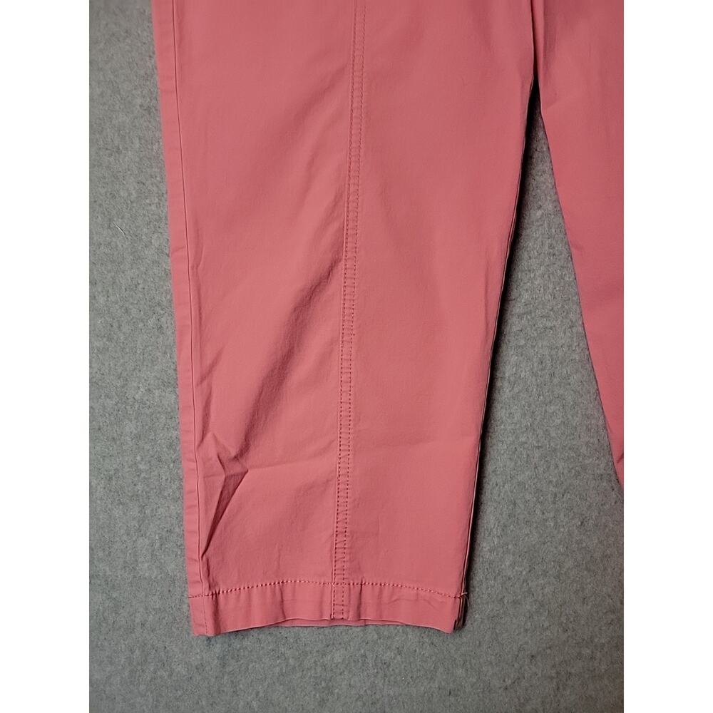 Chico's Pink Mid Rise Capri Pants Women's .5 US 6 Cotton Stretch Pockets - Picture 5 of 12
